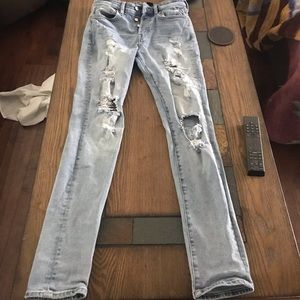 H&M ripped jeans